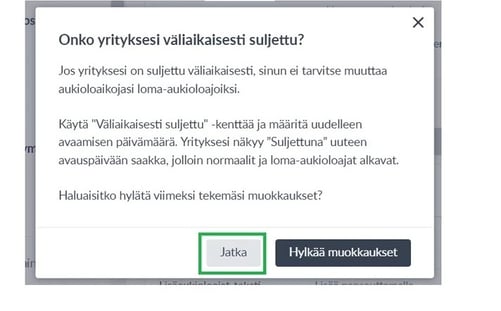 Fonecta Connect poista aukioloajat3