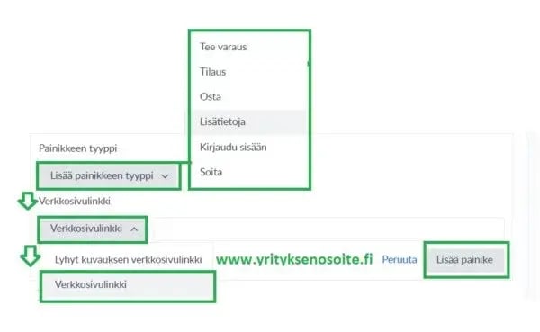 Fonecta Connect - asiakasohje - tee uusi julkaisu - Painike