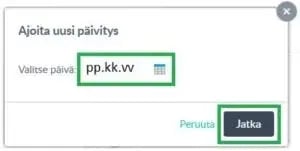 Fonecta-Kontakti-Asiakasohjeet-Suunnitellut-paivitykset ajoita