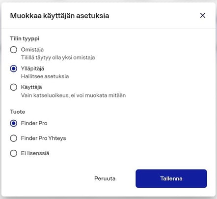 finderpro_kayttaja_asetukset